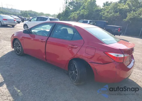 2016 Toyota Corolla S Plus from USA, damaged, VIN 2T1BURHE7GC577755